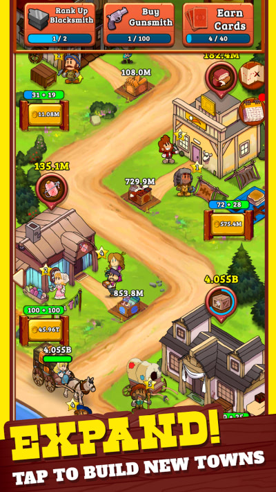 Hình ảnh Idle Frontier: Tap Town Tycoon MOD