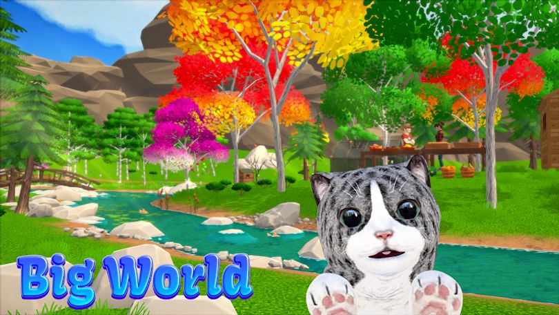 Hình ảnh Cat Simulator: Kitten Stories MOD Mở Khóa Trang Phục